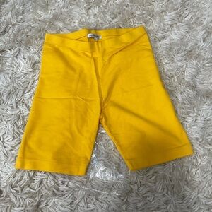 Cotton Citizen Sunny Yellow Shorts